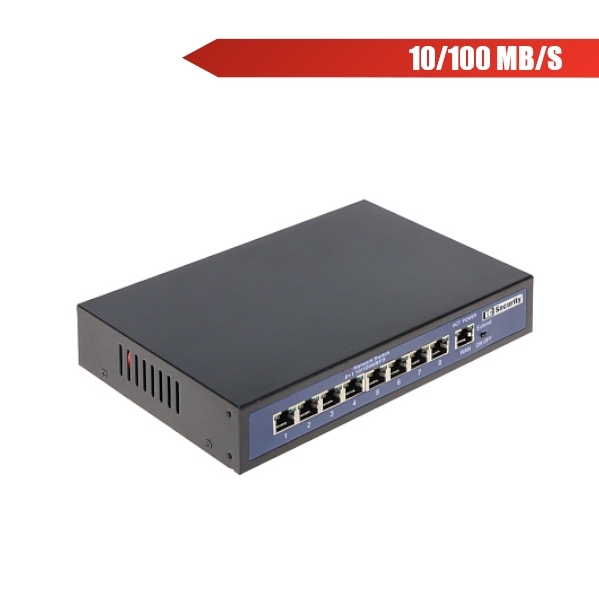 LC-EP-88G - Switch sieciowy 8 portowy POE